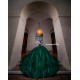 Sweetheart Neck Emerald Green Quince Dress 2024 Instagram Gowns Lace Appliques Birthday Party Robe Off Shoulder Vestidos De 15 Anos