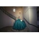 Sweetheart Neck Emerald Green Quinceanera Dress Off Shoulder 2024 Ball Gown Princess Dresses Sweet 15 Gowns Lace Appliques Wear Pageant