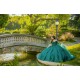 Sweetheart Neck Emerald Green Quinceanera Dress Off Shoulder Sweet 15 Gowns Wear Pageant Lace Appliques 2024 Ball Gown Princess Dresses