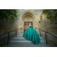 Sleeveless Emerald Green Quinceanera Dress 2024 Ball Gown Princess Dresses Lace Appliques Wear Pageant Sweetheart Neck Sweet 15 Gowns