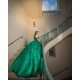 Off Shoulder Emerald Green Quinceanera Dress Sweetheart Sweet 15 Gowns Wear Pageant Lace Appliques 2024 Ball Gown Princess Dresses