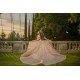 Off Shoulder Gold Quinceanera Dress Sweetheart Neck Sweet 15 Gowns Wear Pageant Sequin 2024 Ball Gown Princess Dresses