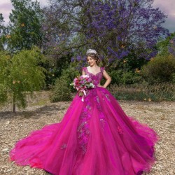 Hot Pink Quince Dress Sweetheart Neck 2024 Instagram Gowns Lace Appliques Birthday Party Dresses Sleeveless Vestidos De 15 Anos