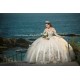 Ivory Quinceanera Dress Off Shoulder 2024 Ball Gown Princess Dresses Sweetheart Neck Sweet 15 Gowns Lace Appliques Wear Pageant