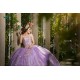 2024 Instagram Gowns Lilac Quince Dress Spaghetti Strap Lace Appliques Birthday Party Dresses Sweetheart Neck Vestidos De 15 Anos