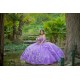 Off Shoulder Lilac Quinceanera Dress 2024 Ball Gown Princess Dresses Lace Appliques Wear Pageant Sweetheart Neck Sweet 15 Gowns