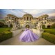 Sweetheart Neck Lilac Quinceanera Dress Off Shoulder Sweet 15 Gowns Pearl Wear Pageant 2024 Ball Gown Princess Dresses With Bow