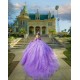 Off Shoulder Lilac Quinceanera Dress Wear Pageant Lace Appliques 2024 Ball Gown Princess Dresses Sweetheart Sweet 15 Gowns