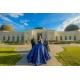 Navy Blue Quince Dress Sweetheart Neck Birthday Party Dresses Vestidos De 15 Anos Lace Appliques 2024 Instagram Gowns