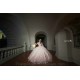 Pink Quince Dress 3D Flowers Birthday Party Dresses Sleeveless Vestidos De 15 Anos Sweetheart Neck 2024 Instagram Gowns