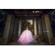 Pink Quince Dress Sweetheart Neck Birthday Party Dresses Off Shoulder Vestidos De 15 Anos 3D Flowers 2024 Instagram Gowns