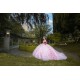 Pink Quince Dress Sweetheart Neck Birthday Party Dresses Off Shoulder Vestidos De 15 Anos 3D Flowers 2024 Instagram Gowns