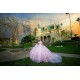 Pink Quince Dress Sweetheart Neck Birthday Party Dresses Off Shoulder Vestidos De 15 Anos 3D Flowers 2024 Instagram Gowns