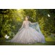 Pink Quinceanera Dress Cape Sleeve 2024 Ball Gown Princess Dresses Sweetheart Neck Sweet 15 Gowns 3D Flowers Wear Pageant