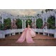 Off Shoulder Pink Quinceanera Dress Sweet 15 Gowns Lace Appliques Wear Pageant Sweetheart Neck 2024 Ball Gown Princess Dresses With Bow