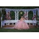 Off Shoulder Pink Quinceanera Dress Sweet 15 Gowns Lace Appliques Wear Pageant Sweetheart Neck 2024 Ball Gown Princess Dresses With Bow