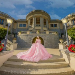 Sweetheart Pink Quinceanera Dress Sweet 15 Gowns Off Shoulder Wear Pageant Sequin 2024 Ball Gown Princess Dresses