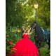 Lace Appliques Red Quinceanera Dress 2024 Ball Gown Princess Dresses Off Shoulder Wear Pageant Sweetheart Neck Sweet 15 Gowns