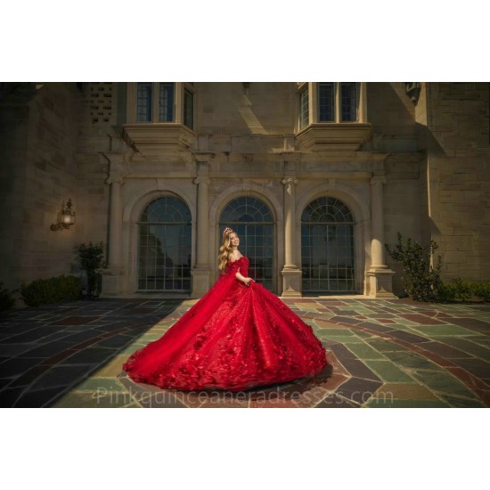 Red Quinceanera Dress Off Shoulder 2024 Ball Gown Princess Dresses Sweetheart Neck Sweet 15 Gowns Lace Appliques Wear Pageant