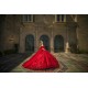 Red Quinceanera Dress Off Shoulder 2024 Ball Gown Princess Dresses Sweetheart Neck Sweet 15 Gowns Lace Appliques Wear Pageant