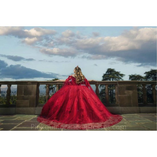 Red Quinceanera Dress Off Shoulder 2024 Ball Gown Princess Dresses Sweetheart Neck Sweet 15 Gowns Lace Appliques Wear Pageant