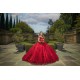 Red Quinceanera Dress Off Shoulder 2024 Ball Gown Princess Dresses Sweetheart Neck Sweet 15 Gowns Lace Appliques Wear Pageant