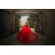 Off Shoulder Red Quinceanera Dress Sweet 15 Gowns Lace Appliques Wear Pageant Sweetheart Neck 2024 Ball Gown Princess Dresses