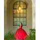 Red Quinceanera Dress Off Shoulder Wear Pageant Sweetheart Neck Sweet 15 Gowns Lace Appliques 2024 Ball Gown Princess Dresses