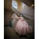 Sleeveless Rose Gold Quinceanera Dress Sequin 2024 Ball Gown Princess Dresses Off Shoulder Wear Pageant Sweetheart Neck Sweet 15 Gowns