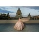 Sleeveless Rose Gold Quinceanera Dress Sequin 2024 Ball Gown Princess Dresses Off Shoulder Wear Pageant Sweetheart Neck Sweet 15 Gowns