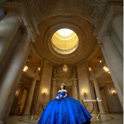 Royal Blue Quince Dress Sweetheart Neck 2024 Instagram Gowns Lace Appliques Birthday Party Dresses Off Shoulder Vestidos De 15 Anos