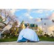 2024 Instagram Gowns Sky Blue Quince Dress Sweetheart Neck Lace Appliques Birthday Party Dresses Off Shoulder Vestidos De 15 Anos