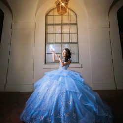 Sweetheart Neck Sky Blue Quince Dress 024 Instagram Gowns Lace Appliques Birthday Party Robe Off Shoulder Vestidos De 15 Anos