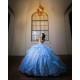 Sweetheart Neck Sky Blue Quince Dress 024 Instagram Gowns Lace Appliques Birthday Party Robe Off Shoulder Vestidos De 15 Anos