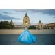 Detachable Sky Blue Quinceanera Dress 2024 Ball Gown Princess Dresses Off Shoulder Wear Pageant Sweetheart Neck Sweet 15 Gowns