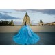 Detachable Sky Blue Quinceanera Dress 2024 Ball Gown Princess Dresses Off Shoulder Wear Pageant Sweetheart Neck Sweet 15 Gowns