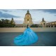 Detachable Sky Blue Quinceanera Dress 2024 Ball Gown Princess Dresses Off Shoulder Wear Pageant Sweetheart Neck Sweet 15 Gowns