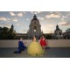 Sleeveless Yellow Quince Dress Ruffled Birthday Party Dresses Vestidos De 15 Anos Sweetheart Neck 2024 Instagram Gowns