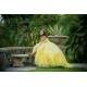 2024 Ball Gown Princess Dresses Yellow Quinceanera Dress Off Shoulder  Lace Appliques Wear Pageant Sweetheart Neck Sweet 15 Gowns