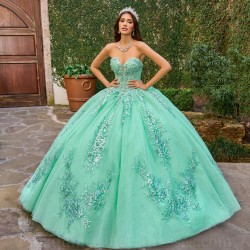 Sleeveless Aqua Quince Dress Instagram Gowns Lace Appliques Wear Pageant Sweetheart Neck Vestidos De 15 Anos With Cape