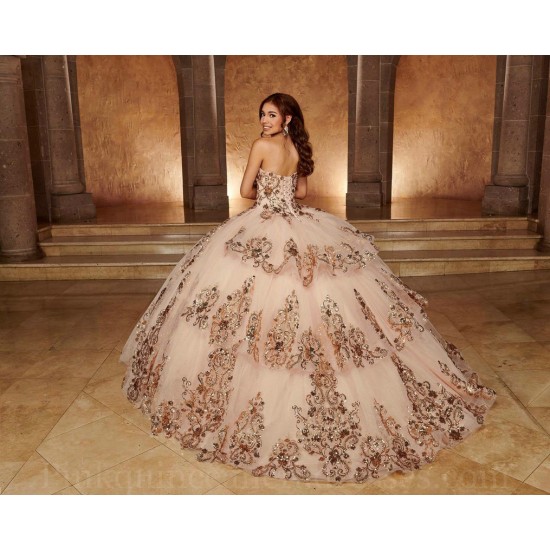 Sweetheart Neck Champagne Quince Dress Detachable Vestidos De 15 Anos Lace Appliques Instagram Gowns Birthday Party Gown