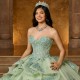 Ruffled Sage Green Quince Dress Instagram Gowns Lace Appliques Wear Pageant Sweetheart Neck Vestidos De 15 Anos