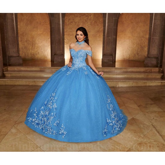 Instagram Gowns Sky Blue Quince Dress Off Shoulder Vestidos De 15 Anos Lace Appliques Sweetheart Neck Birthday Party Gown