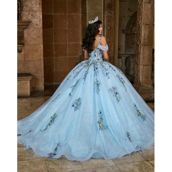 Sleeveless Sky Blue Quince Dress Instagram Gowns Lace Appliques Wear Pageant Sweetheart Neck Vestidos De 15 Anos