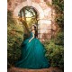 Off Shoulder Emerald Green Quinceanera Dress Vestidos De 15 Anos Sweetheart Neck Girls Sweet 16 Dresses Lace Appliques 2024 Wear Pageant