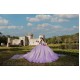 Off Shoulder Lilac Quince Dress Wear Pageant Sweetheart Neck Sweet 15 Gowns Lace Appliques Birthday Party Dresses