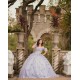 Sweetheart Neck Lilac Quinceanera Dress Off Shoulder Sweet 15 Gowns 3D Flowers Wear Pageant 2024 Ball Gown Princess Dresses