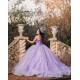 Lilac Quinceanera Dress Sweetheart Neck Vestidos De 15 Anos Off Shoulder Girls Sweet 16 Dresses Lace Appliques 2024 Wear Pageant