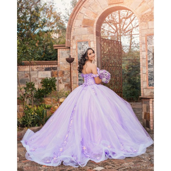 Lilac Quinceanera Dress Sweetheart Neck Vestidos De 15 Anos Off Shoulder Girls Sweet 16 Dresses Lace Appliques 2024 Wear Pageant