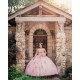 Lace Appliques Pink Quinceanera Dress Sweetheart Neck Vestidos De 15 Anos Off Shoulder Girls Sweet 16 Dresses 2024 Wear Pageant